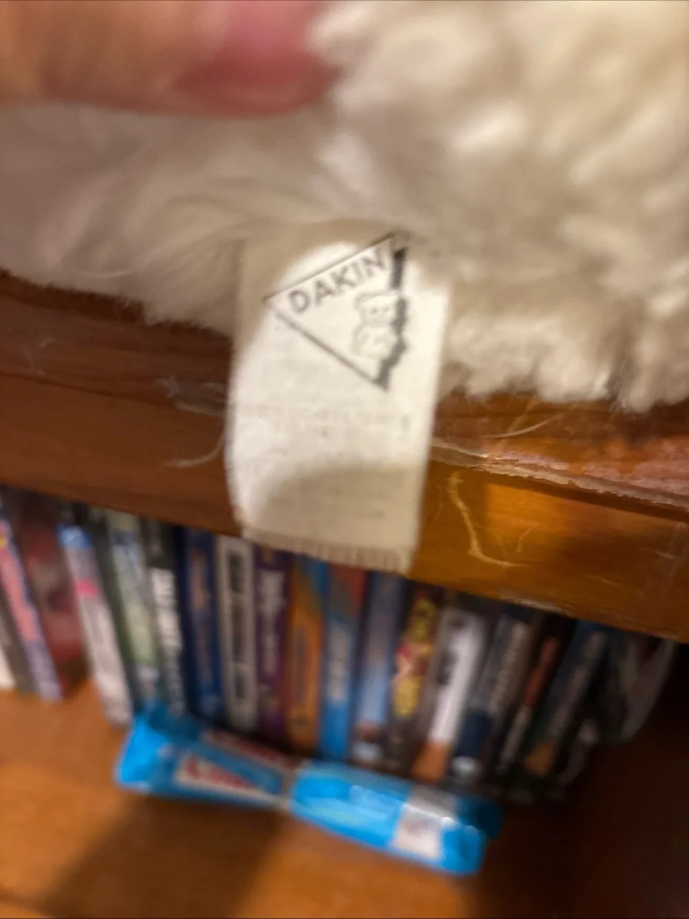 DAKIN Cream and Brown Plush Toy with Label